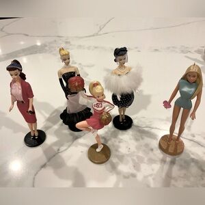 Barbie ornaments in great condition